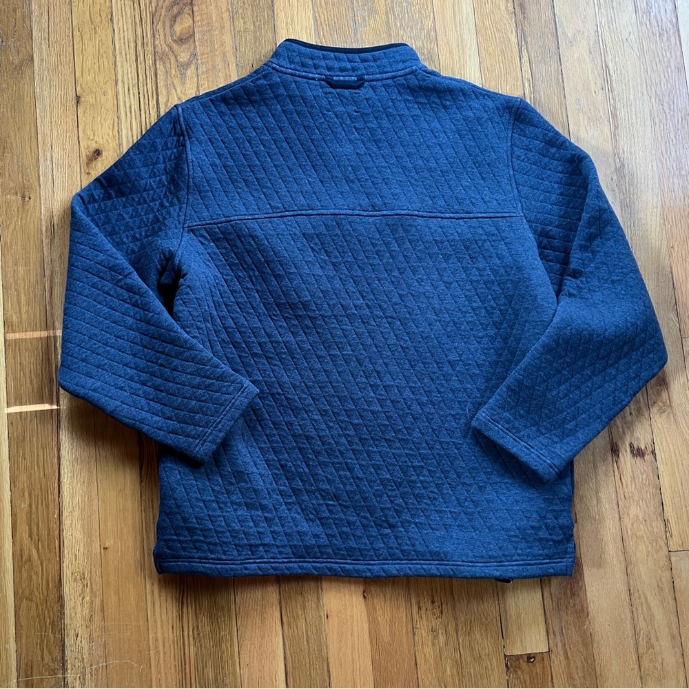 Pendleton Navy Quilted Quarter Zip Pullover - image 4